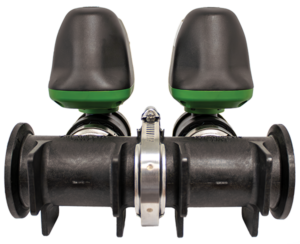 1" Manifold Electric Valve Assembly with bank of 2 electric Valves