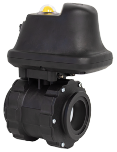 2" electric actuated poly full port ball valve